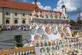 Sibiu, Romania: Pottery fair in the central big square Royalty Free Stock Photo