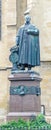 Sibiu, Romania: The Statue of Georg Daniel Teutsch