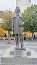 Sibiu, Romania: The statue of Gheorghe Lazar