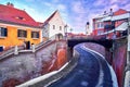 Sibiu Romania Transilvania Liars Bridge. Royalty Free Stock Photo