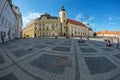 The main square from Sibiu, Transylvania, Romania Royalty Free Stock Photo