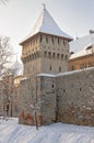 Sibiu in winter Royalty Free Stock Photo