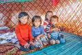 Siblings in Arslanbob in Kyrgyzstan