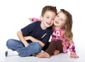 Siblings portrait Royalty Free Stock Photo