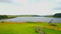 Siblyback Lake, near Liskeard is surrounded by the striking Bodmin Moor Royalty Free Stock Photo