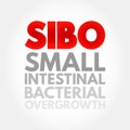 SIBO - Small Intestinal Bacterial Overgrowth is an imbalance of the microorganisms in your gut that maintain healthy digestion,