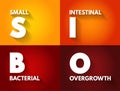 SIBO - Small Intestinal Bacterial Overgrowth is an imbalance of the microorganisms in your gut that maintain healthy digestion,