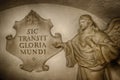 Sic transit gloria mundi Latin phrase