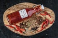 Sichuan chili oil with spices