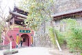 Huangze Temple. a famous historic site in Guangyuan, Sichuan, China.