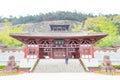 Huangze Temple. a famous historic site in Guangyuan, Sichuan, China.