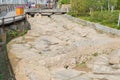 Jinniu Path Site of Qianfoya Scenic Area. a famous the Ancient Jianmen Shu Road in Guangyuan, Sichuan, China. Royalty Free Stock Photo