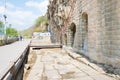 Jinniu Path Site of Qianfoya Scenic Area. a famous the Ancient Jianmen Shu Road in Guangyuan, Sichuan, China. Royalty Free Stock Photo