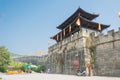 Linqing Gate at Zhaohua Ancient Town. a famous historic site in Guangyuan, Sichuan, China.