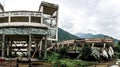 Sichuan Earthquake Memorial Buildings after the Greate earthquak, 2008 Sichuan Earthquake Memorial Site in China