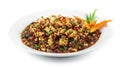 Sichuan Mapo Tofu with Ground Chicken in Red Chili Sauce Chinese Sichuan Royalty Free Stock Photo