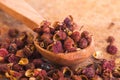 Sichuan pepper in spoon