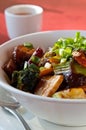 Sichuan style spicy pork belly Royalty Free Stock Photo