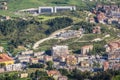 Enna town on Sicily Island