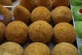 Sicilian arancini rice fried balls