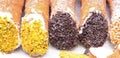 Sicilian cannoli with ricotta chocolate and almonds for sale in