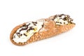 Sicilian cannolo Royalty Free Stock Photo