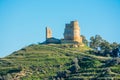 Sicilian castles. Mazzarino Medieval Castle Royalty Free Stock Photo