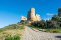 Sicilian castles. Mazzarino Medieval Castle Royalty Free Stock Photo
