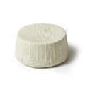 Sicilian cheese Tuma, isolated on white
