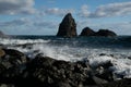 stacks of the Sicilian sea