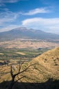 Sicilian Hinterland And Volcano Etna Royalty Free Stock Photo