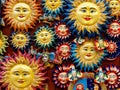 Sicilian Italian Souvenir Ceramic traditional Sun Royalty Free Stock Photo