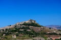 Sicilian landscape, Calascibetta, Italy Royalty Free Stock Photo