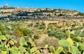 Sicilian landscape at the Valley of the Temples, Italy