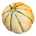 Sicilian muskmelon & x28;cantaloupe melon& x29; isolated