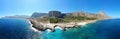 Sicilian panorama with Monte Cofano - Nature Reserve Mount Hood Riserva Naturale Orientata Monte Cofano
