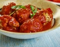 Sicilian Polpette al Sugo Royalty Free Stock Photo