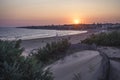 Sicilian resort beach at sunset #8 Royalty Free Stock Photo