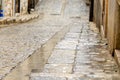 Sicilian stone road Royalty Free Stock Photo
