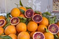 Sicilian Tarocco oranges Royalty Free Stock Photo