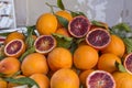 Sicilian Tarocco oranges Royalty Free Stock Photo