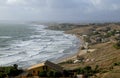 Sicily coast landscape near Sciacca Royalty Free Stock Photo