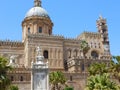 Sicily, Italy. may 9, 2017.A view of Palermo`s norman cathedral. Historical building