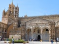 Sicily, Italy. may 9, 2017.A view of Palermo`s norman cathedral. Historical building