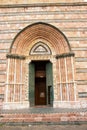 Sicily, Messina, Italy - 26 September 2023 Ã¢â¬â Messina Cathedral. Side entrance to Cathedral. The was consecrated in 1197 by