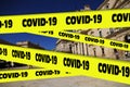 Sicily Siracusa virus warning safety tape