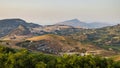 Sicily, a view of the village of Calatafimi Segesta Royalty Free Stock Photo