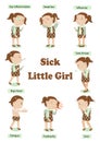 Sick little girl