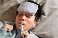 Sick person Royalty Free Stock Photo