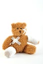 Sick teddy Royalty Free Stock Photo